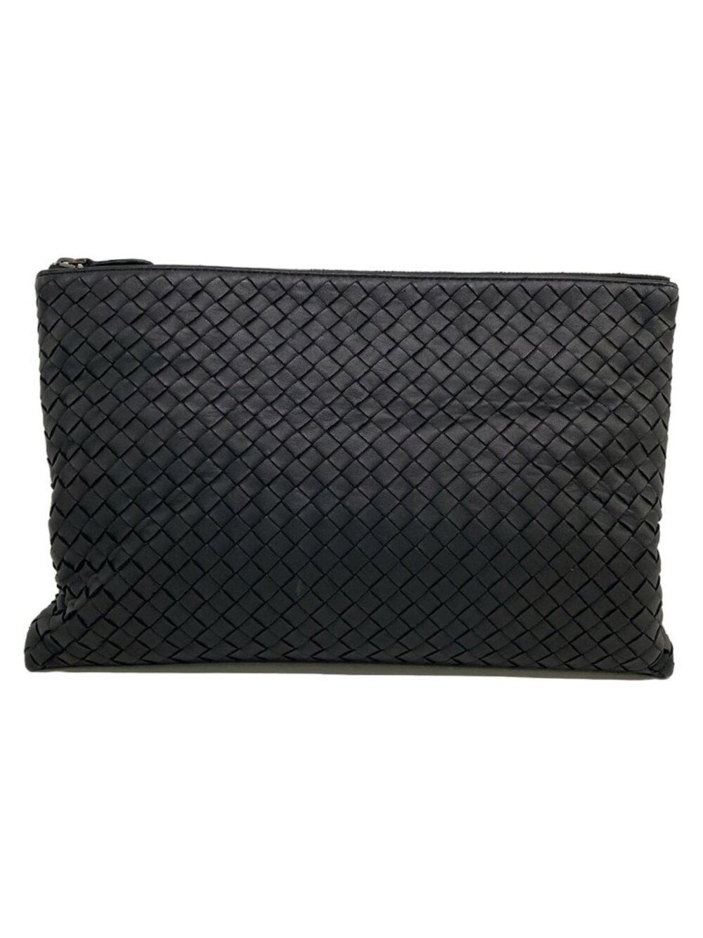 Bottega Veneta Second Bag Intrecciato Black Leather
